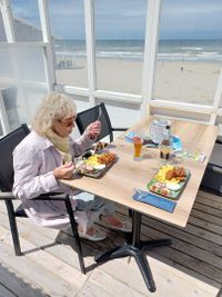 Strandrestaurant Beachclub in De Koog am Strand von Texel.